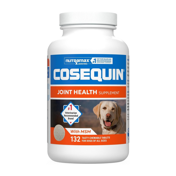 Nutramax Cosequin Joint Health Supplement for Dogs - Glucosamine Chondroitin MSM Chewable Tablets