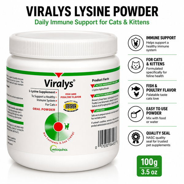 Advanced Feline L-Lysine Immune Support