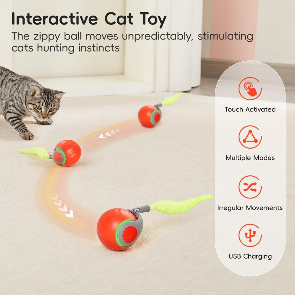 Potaroma automatic ball cat toy - product details and features