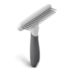 Deshedding Brush for Cats & Dogs — Undercoat Rake Grooming Comb (Reduces Shedding by 90%)