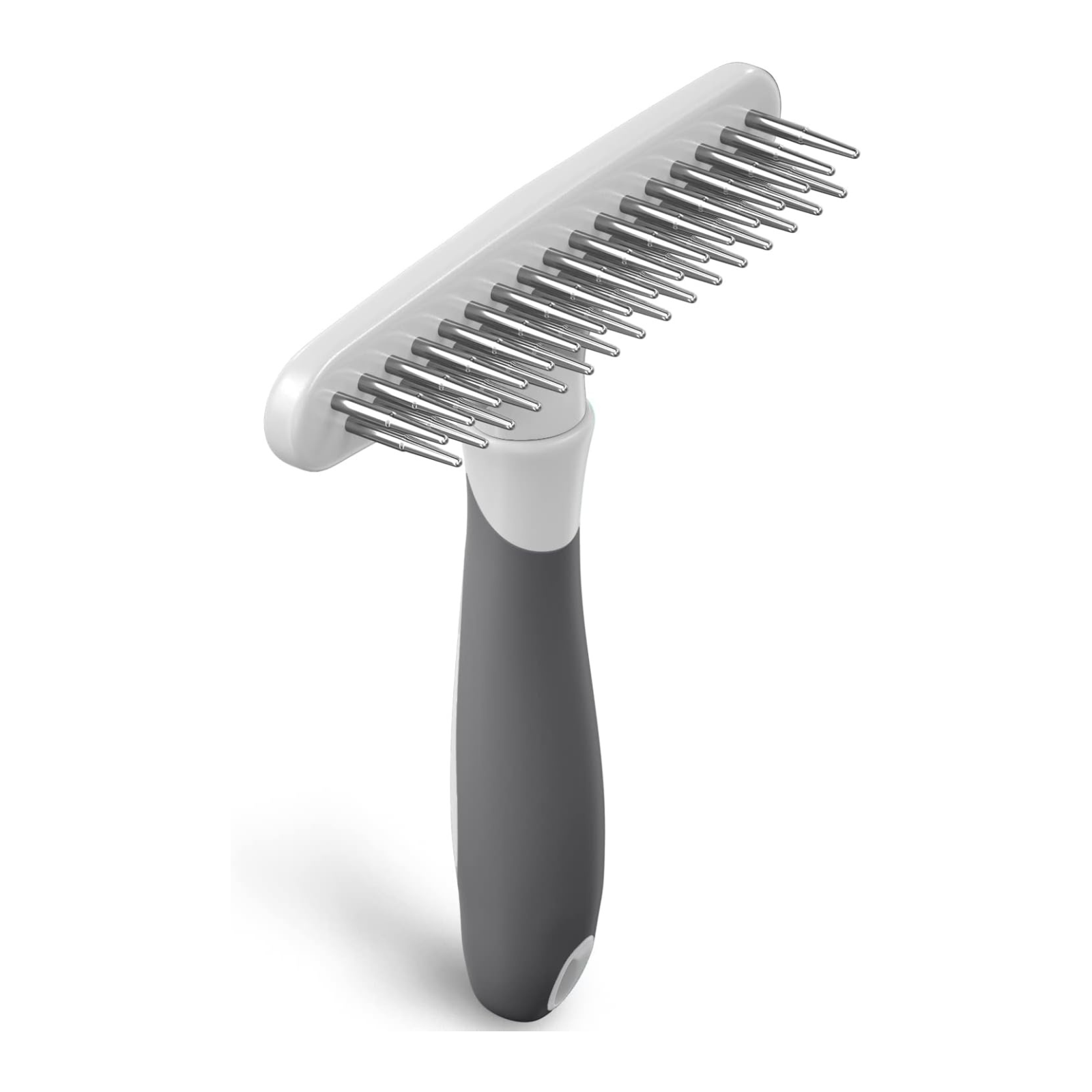 Deshedding Brush for Cats & Dogs — Undercoat Rake Grooming Comb (Reduces Shedding by 90%)