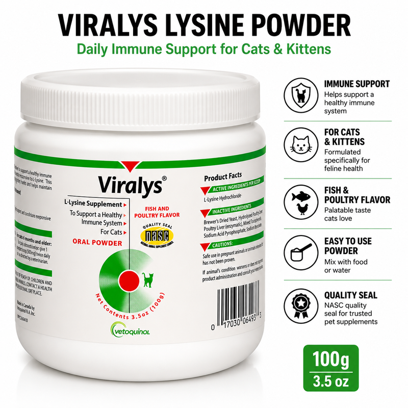 Advanced Feline L-Lysine Immune Support